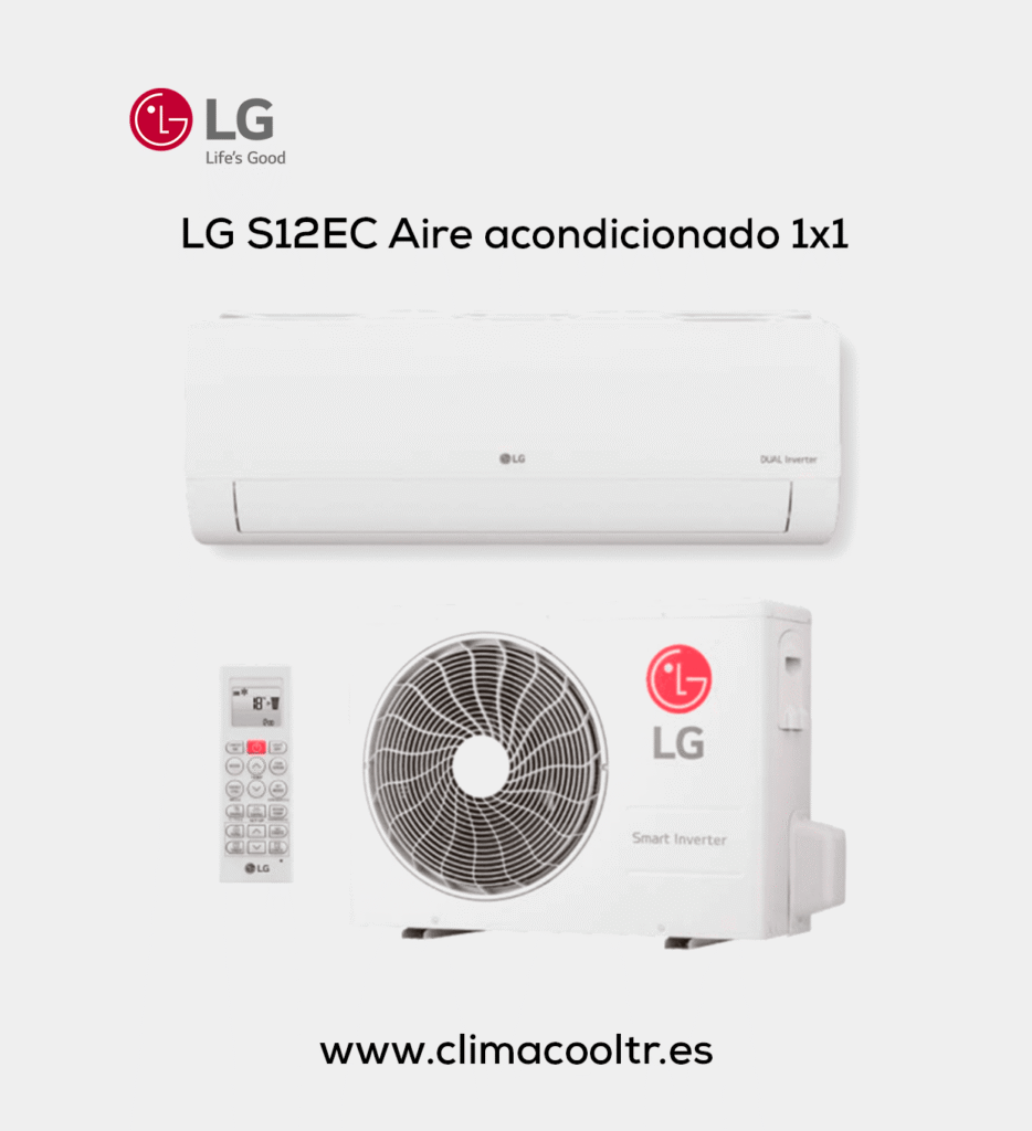 LG S12EC Aire acondicionado 1x1
